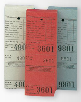 Repair Cards / Tickets 3 part 100/block